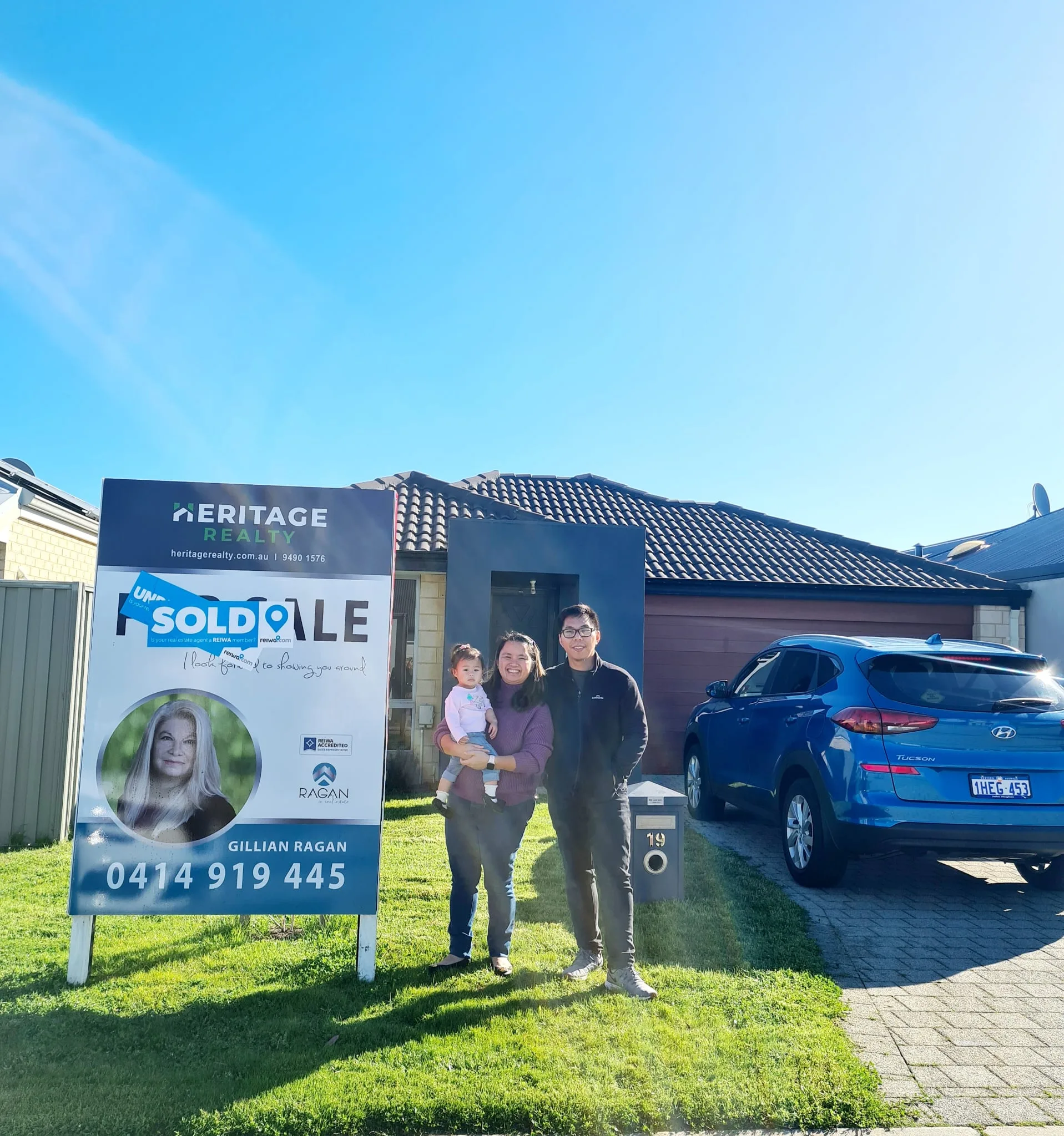 Sold home — happy clients in Perth's south