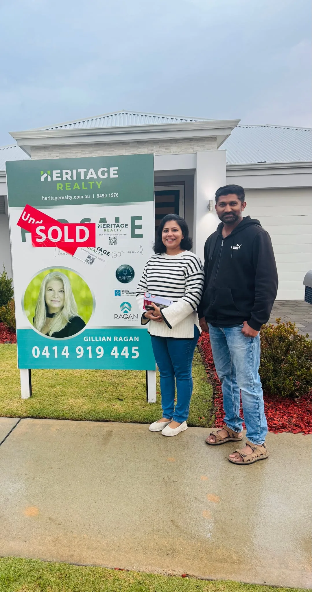 Delighted sellers after Piara Waters home sale